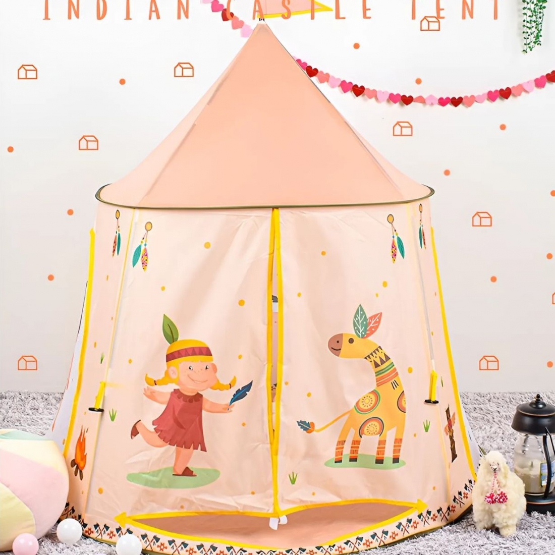 인디언 캐슬 유아 텐트